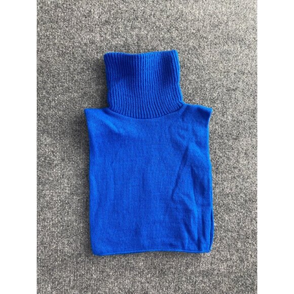 Vintage Robinson & Golluber Neck Warmer Women's Blue Sleeveless High Neck - Picture 5 of 5